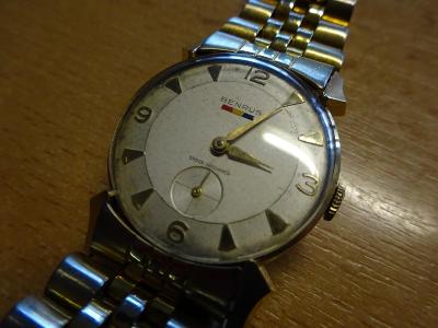 Pánské hodinky BENRUS -  14 karátové zlato 17 Jewels