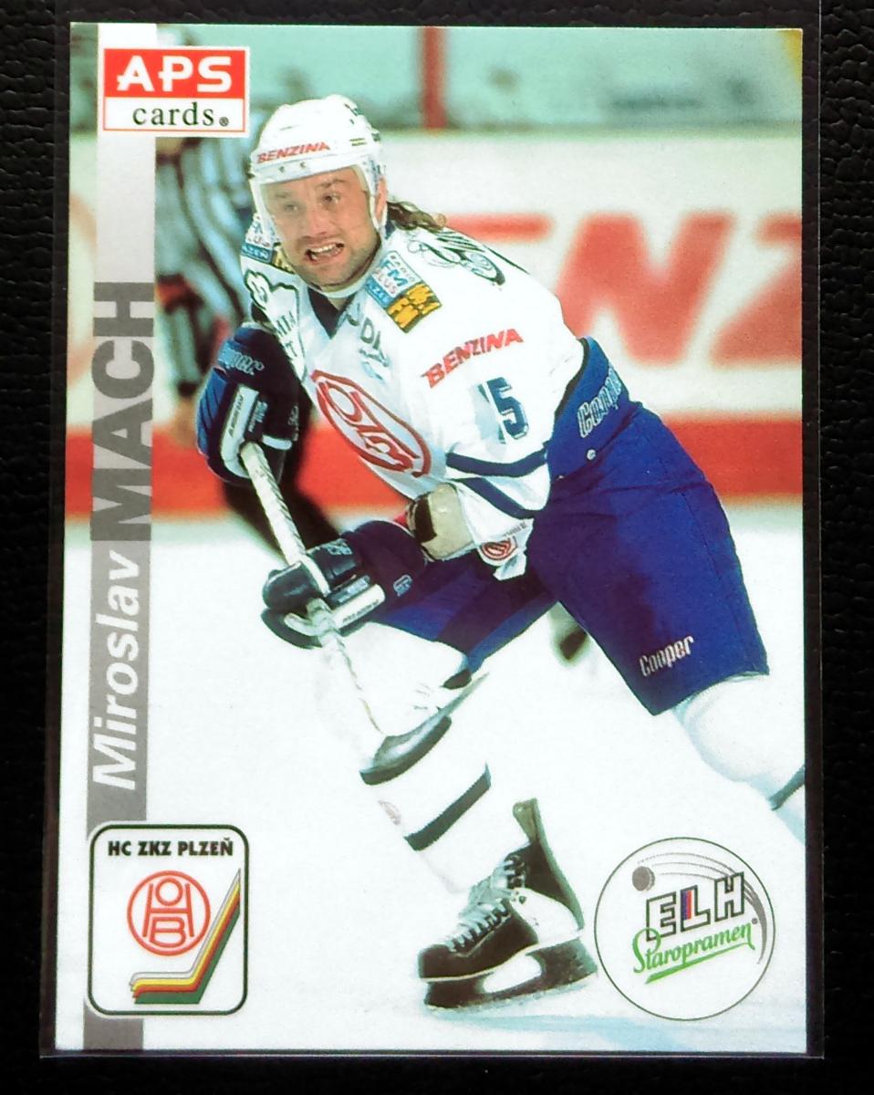 Miroslav Mach APS 1996/97 HC Plzeň - Hokejové karty