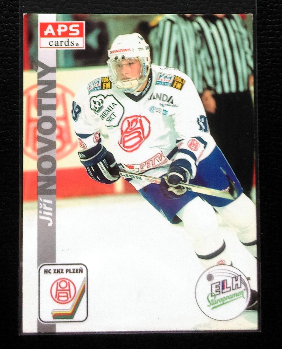 Jiří Novotný APS 1996/97 HC Plzeň - Hokejové karty