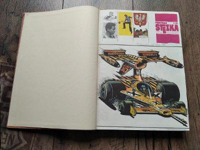 Kája Saudek-Pionýrská stezka 1974/75 ilustrace a komiksy svázané