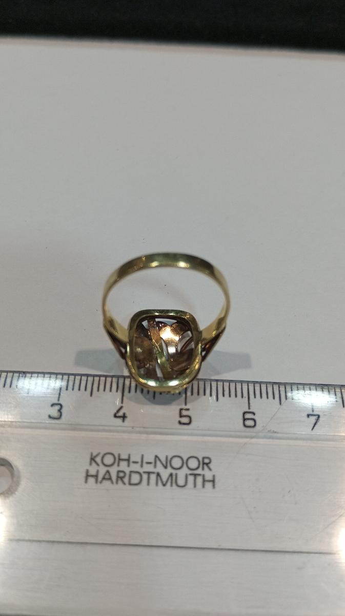Zlatý 14karat.prsten - Starožitné šperky