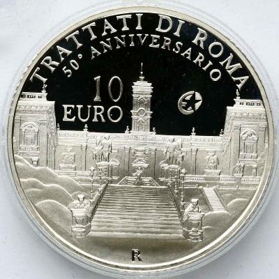 ✅Itálie 10 euro 2007 - 50th Anniversary - Treaty of Rome