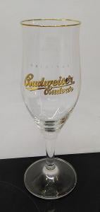Pivní sklenice na noze 0,3l Budweiser Budvar, original 