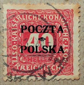 1919 Polsko Mi.P 7, 40h /o