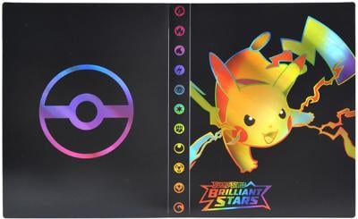 Album Pokémon ( pro 240 karet) - Pikachu - rainbow foil