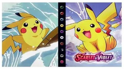 Album Pokémon ( pro 240 karet) - Pikachu - Scarlet and Violet - foil