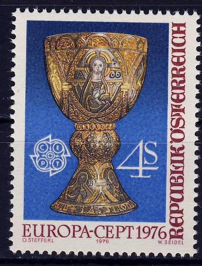 Rakúsko 1976 **/ Mi. 1516, Európa CEPT , komplet , /Z1/ - Známky Európa