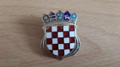 Odznak čepicový Chorvatsko válka v Jugoslávii 