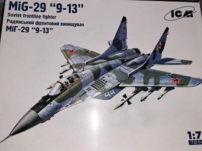 Model letadla  MiG-29 9-13 v měřítku 1/72 od ICM