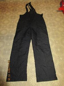 gelande kalhoty zateplené černé s kšandama vysoké M