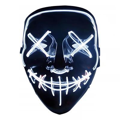 Svítící LED maska na Halloween