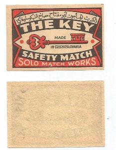 K.č. 5-K- 841a The Key... - krabičková, dříve k.č. 824a. světlý papír