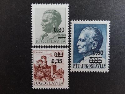JUGOSLÁVIE - 1978 - Kompletní řada - Čisté ** - Mi.1755-57