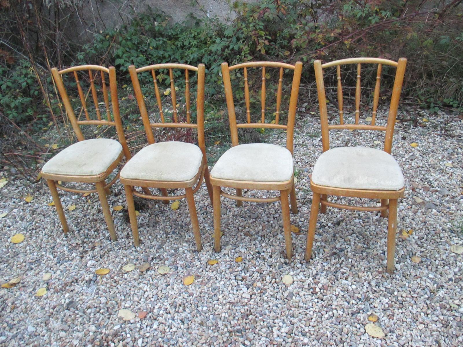 Ponúkam staré dizajnové stoličky Ton - Starožitnosti
