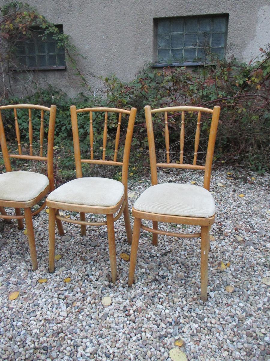 Ponúkam staré dizajnové stoličky Ton - Starožitnosti