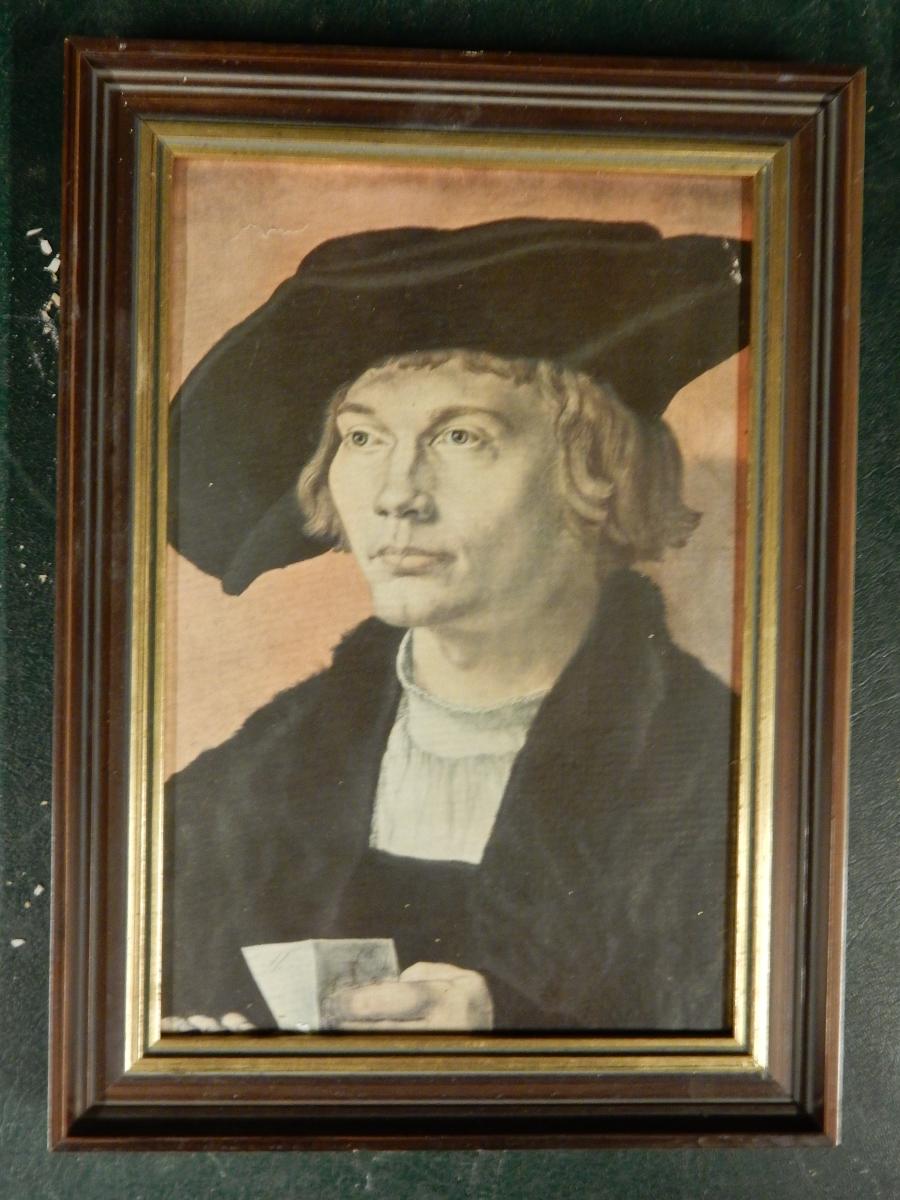 Albrecht Dürer- Portrét mladého muža (tlač, reprodukcia, kópia) - Zariadenia pre dom a záhradu