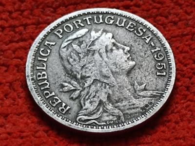 Portugalsko 50 centavos 1951