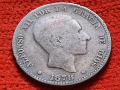 Spanelsko 10 centimos 1878