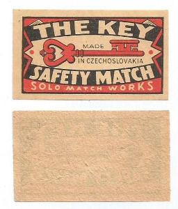 K.č. 5-K- 821c The Key... - krabičková, dříve k.č. 814c. světlý papír