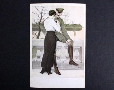 Vojenská pohlednice Feldpost 1916