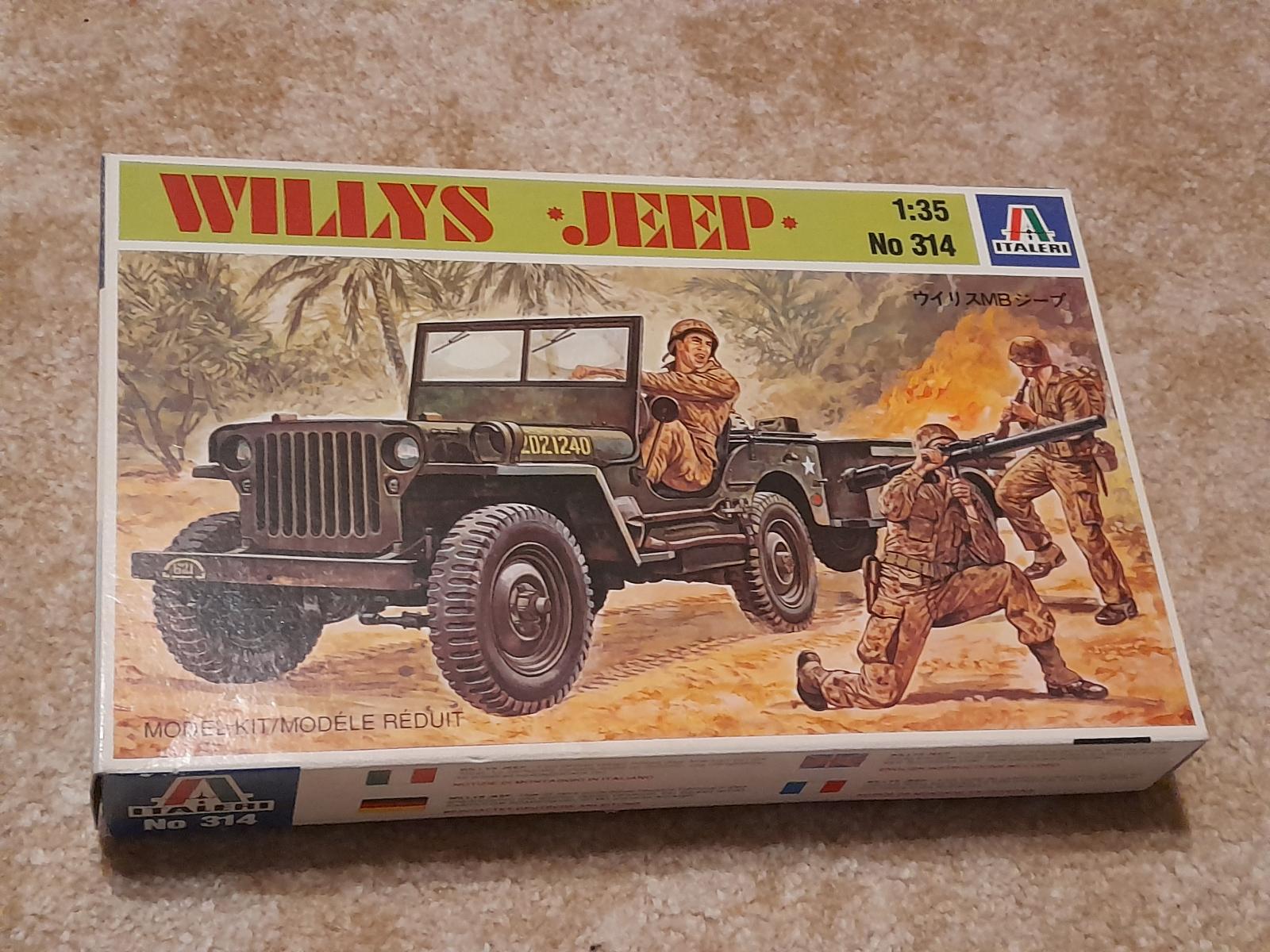 Jeep Willys Taliari 1:35 - Modely vojenských vozidiel