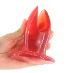 Veľký červený análny kolík dildo kotva - Erotické pomôcky a príslušenstvo
