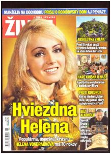 Helena Vondráčková - slovenský časopis Život - 2017