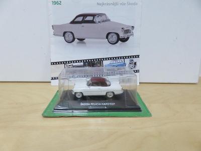 Model autíčka Škoda Felicia Hardtop 1:43 - DEAGOSTINI + časopis