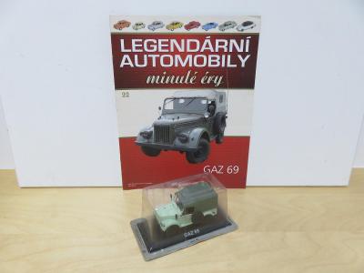 Model autíčka GAZ 69 1:43 - DEAGOSTINI + časopis