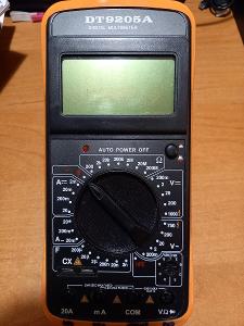 digitální multimetr DT9205A