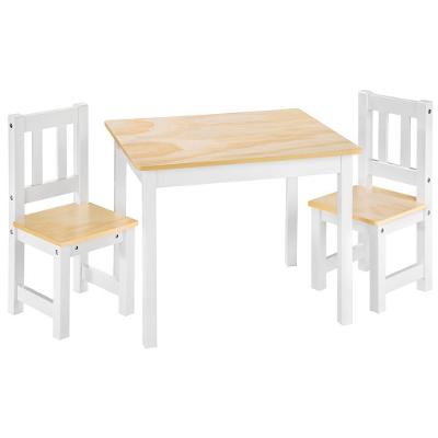 tectake 402376 sestava alice dvě židle a stůl - bílá