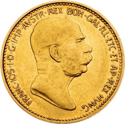 Rakouská 20 koruna Františka Josefa I. 1908 - jubilejní
