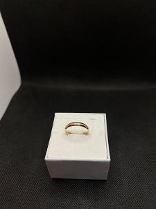 Zlatý snubný prsteň č.460