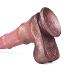 Dlhé silikónové dildo so semenníkmi, veľké, prísavka - Erotické pomôcky a príslušenstvo