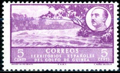 ŠPANĚLSKÁ ÚZEMÍ GUINEJSKÉHO ZÁLIVU - španělská kolonie - 1949 -krajiny