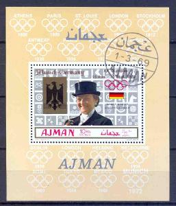 Ajman - Adžmán - aršík 463 - olympiáda Mnichov 1972