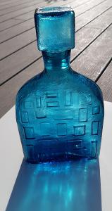 sklo karafa fľaša lisované Empoly Italy