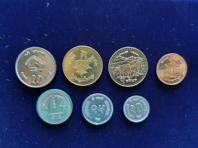 Nepál - sada obežných mincí
