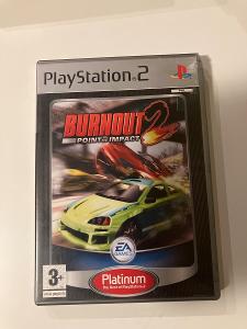 PS2 Burnout 2 point of impact platinum
