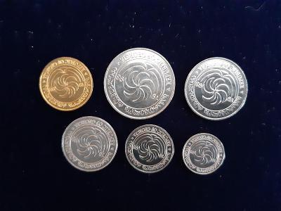 Gruzínsko - sada obežných mincí