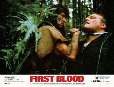 RAMBO I - První krev ( Sylvester Stallone ) - 12x fotoska