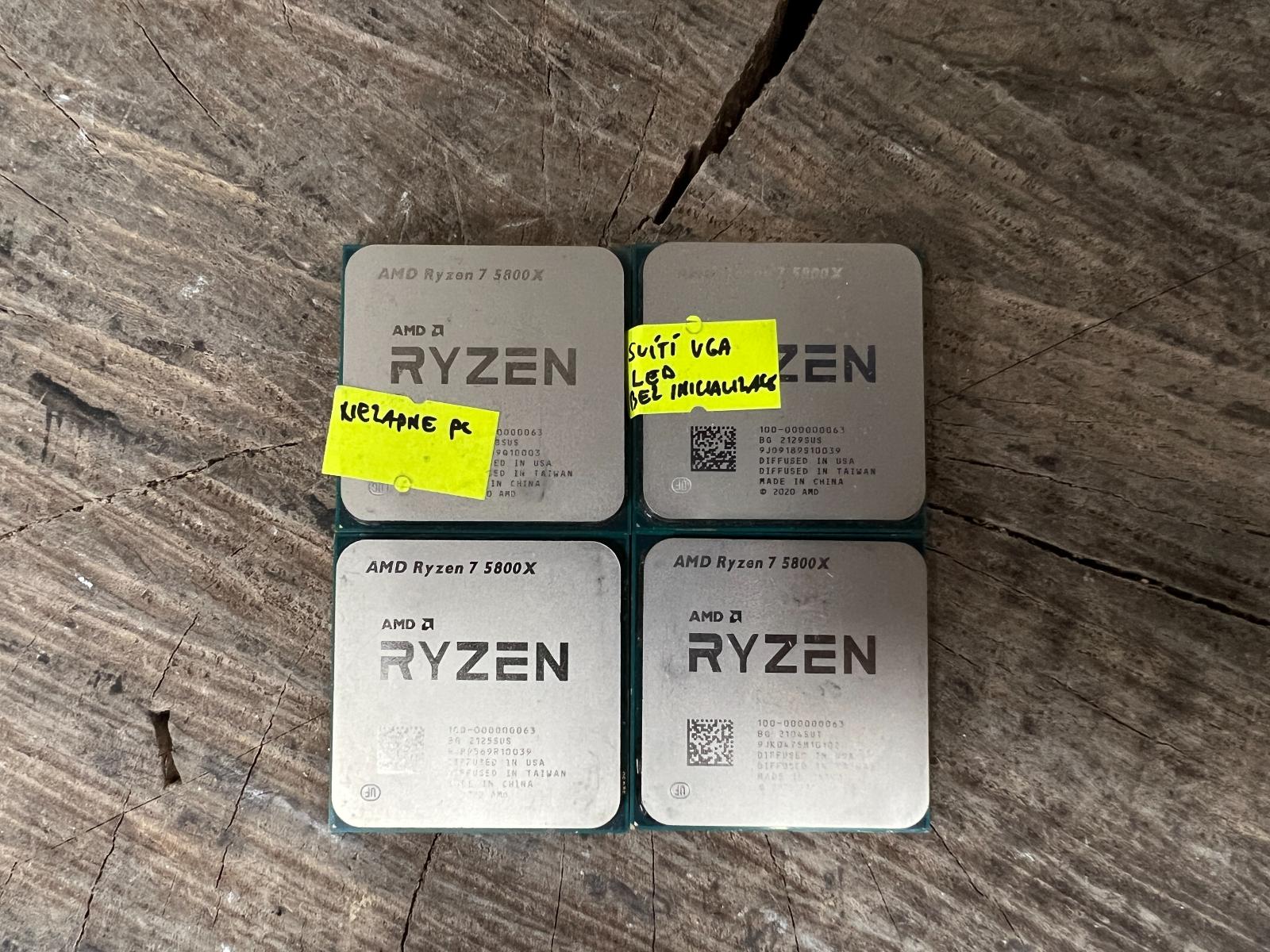4x nefunkčný procesor AMD Ryzen 7 5800X, čítať popis, od 1kč - Komponenty pre PC