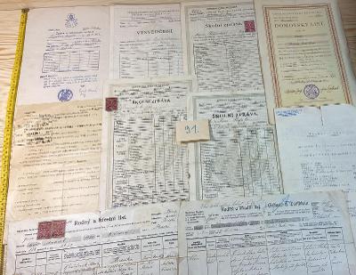 Staré dokumenty viď foto - aukcie č. JV91