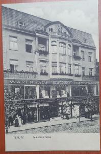 Teplice - Teplitz-Schönau - obchod Adolf Ehrlich - hezké - cca 1910
