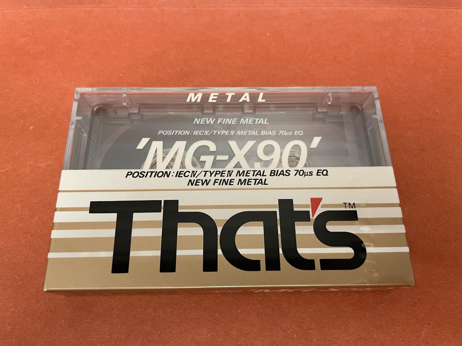 MC kazety THAT'S MG-X 90 (METAL) - Elektro
