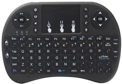 Mini bezdrátový keyboard klávesnice s touchpadem k PC nebo TV