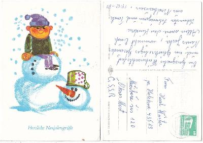 Německo - Novoroční pohlednice 
