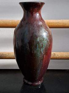 Parádní keramicka váza z Bechyně 26 cm