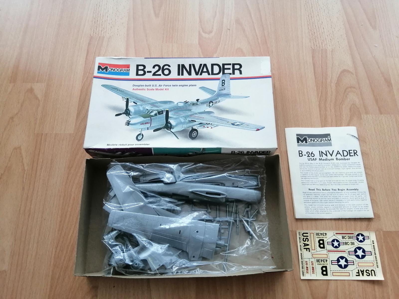 B-26 Invader 1:67 Monogram (1973) RARITA | Aukro