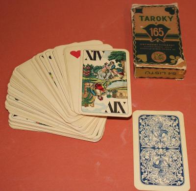 Starožitné hrací karty - Taroky